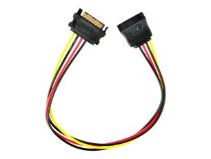 Extension cable SATA 15-pin power 0.3m @ electrokit