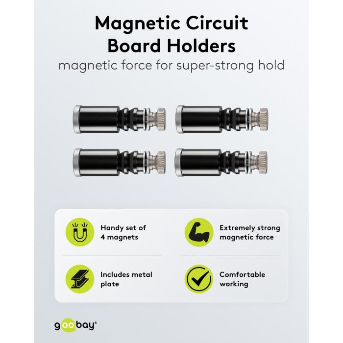 Magnetic PCB-Holders 4-pcs @ electrokit (4 of 4)