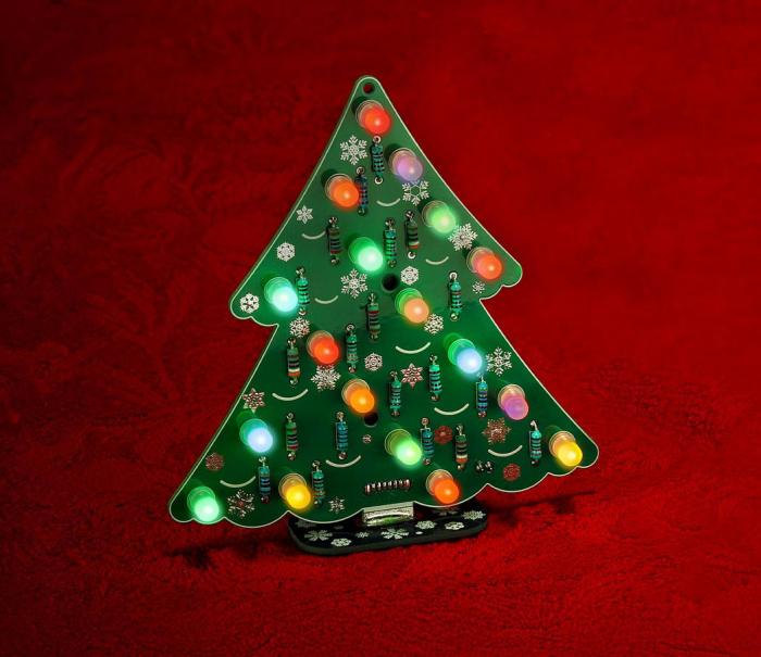 Julgran färgskiftande 18LEDs @ electrokit (1 av 1)