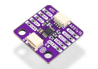 ADC AD-omvandlare 4-kanal 12-bit med 16x PGA och Qwiic @ electrokit