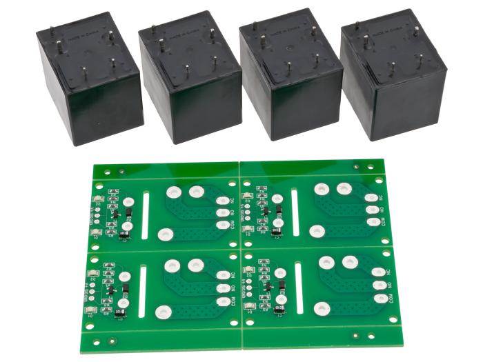 Relay module 12V 30A 4-pack soldering kit @ electrokit (2 of 6)