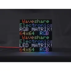 Fullf&auml;rgs-panel 2mm RGB-LED matris 64x64px 128x128mm P2 @ electrokit
