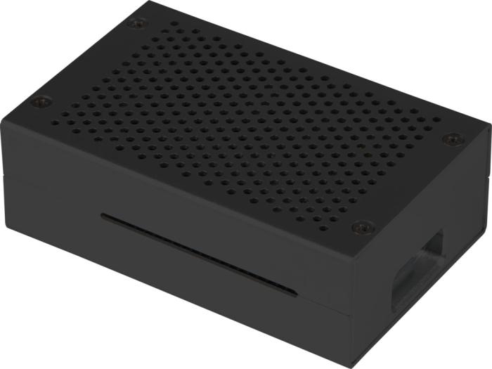 Inbyggnadslåda för Raspberry Pi 4 - aluminium @ electrokit (2 av 2)