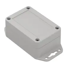 Apparatl&aring;da med fl&auml;ns 90x60x40mm ABS IP65 @ electrokit