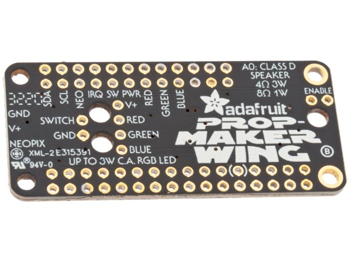 Adafruit Prop-Maker FeatherWing @ electrokit (3 av 3)
