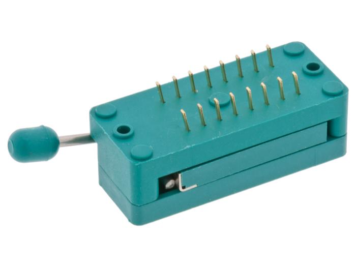 ZIF socket 16-pin 0.3