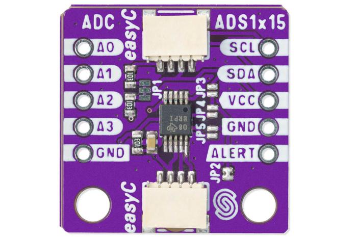 ADC AD-omvandlare 4-kanal 12-bit med 16x PGA och Qwiic @ electrokit (2 av 4)
