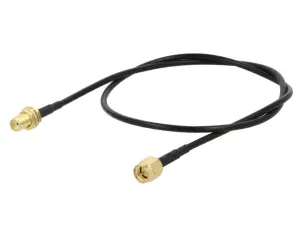 Kabel SMA-hane till SMA-hona RG-174 0.5m @ electrokit