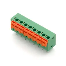 Fj&auml;derplint 8-pol 5.08mm 0.2-2.5mm&sup2; PCB vertikal @ electrokit