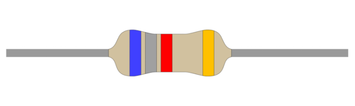 Resistor 3W 6.8kohm 5% (6k8) @ electrokit (1 of 1)