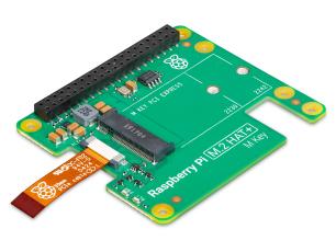 Raspberry Pi M.2 HAT+ @ electrokit