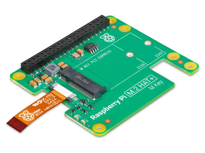 Raspberry Pi M.2 HAT+ @ electrokit (1 av 4)
