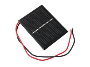 Polykristallin solcell 3V 100mA 0.3W @ electrokit