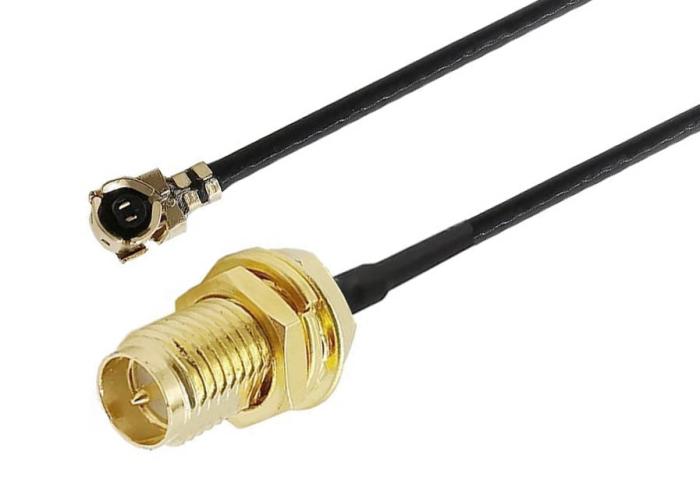 Adapterkabel SMA hona till UFL / MHF 200mm @ electrokit (1 av 1)