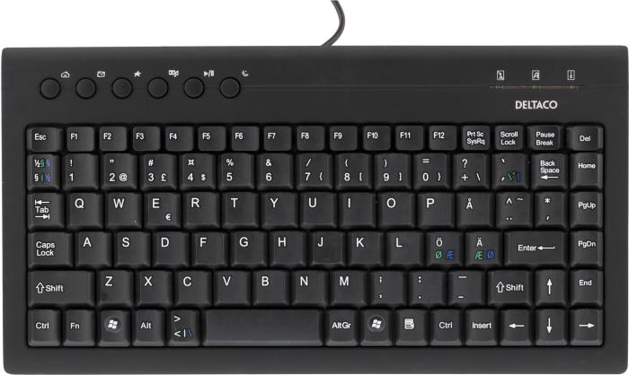 Tangentbord USB mini svart @ electrokit (3 av 4)