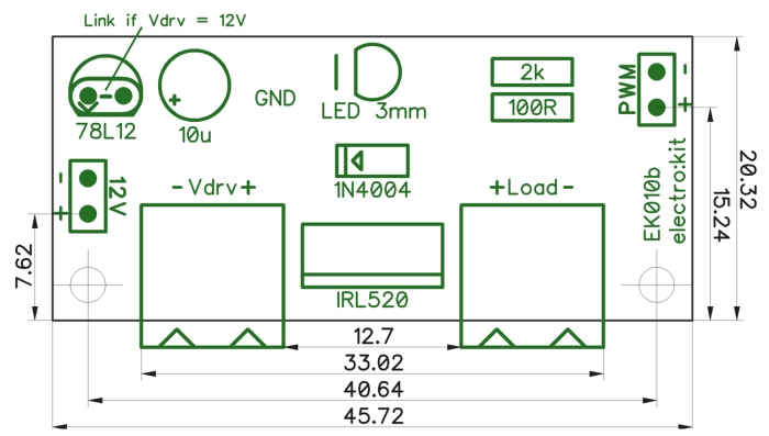 MOSFET Drivkort EK010b @ electrokit (4 av 4)