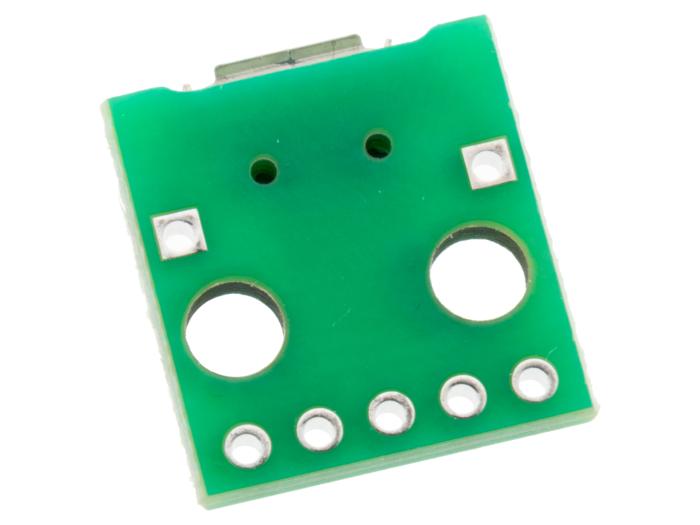 USB micro monterad på kort @ electrokit (2 av 3)