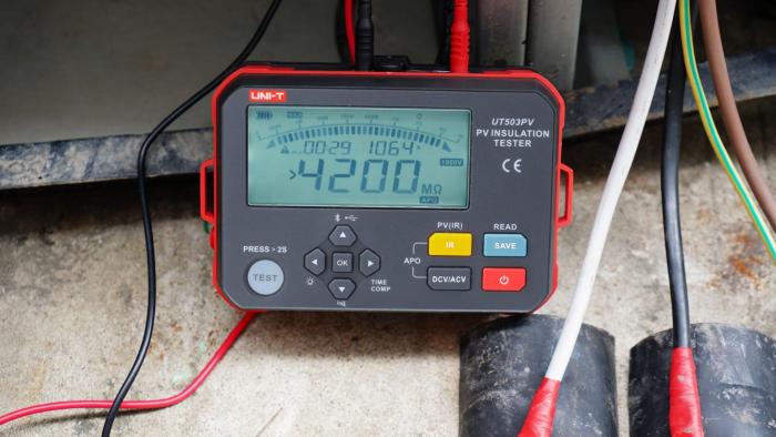 Isolationsprovare Megger for solar PV UT503PV @ electrokit (8 av 8)