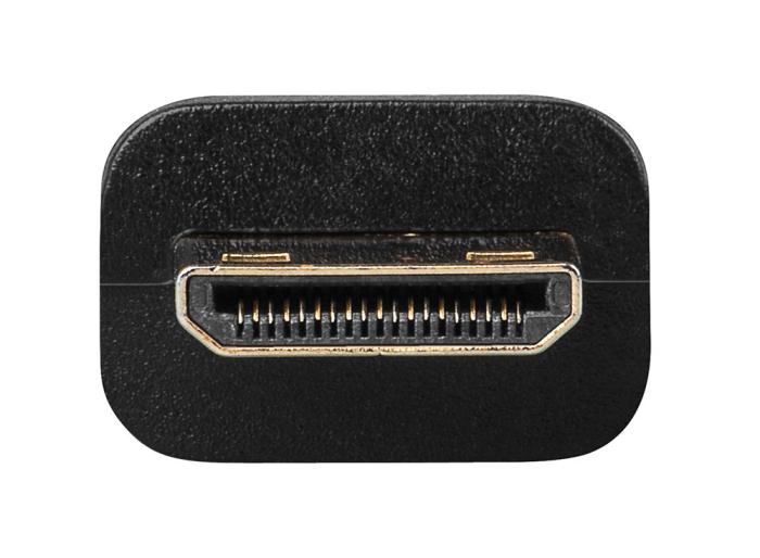 Adapter HDMI hona - mini hane (4k @ 60Hz) svart @ electrokit (2 av 2)