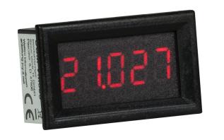 Panelinstrument 0-33VDC 5-siffror LED @ electrokit