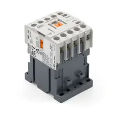 Kontaktor 24VDC 3-pol NO + hj&auml;lpkontakt NO 440VAC/16A @ electrokit