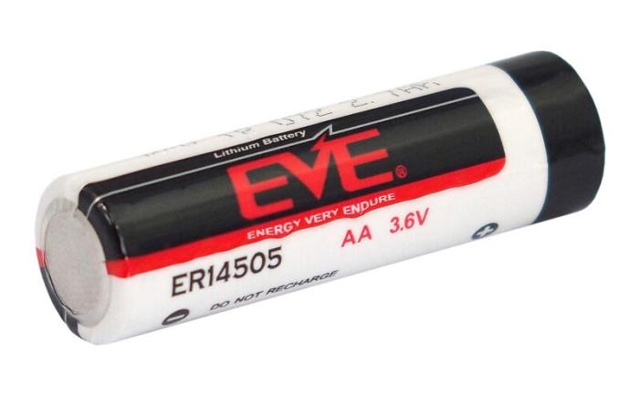 Litium tionylklorid 3.6V AA 2700mAh EVE @ electrokit (3 av 3)