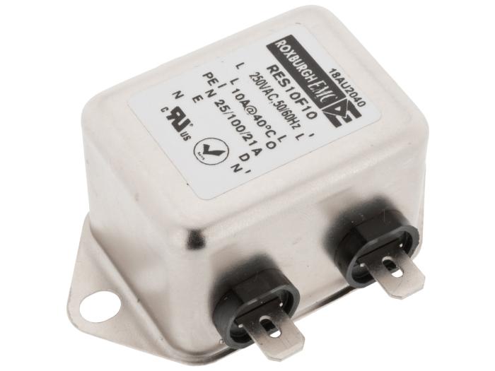 Nätfilter 250VAC 10A chassi @ electrokit (2 av 3)