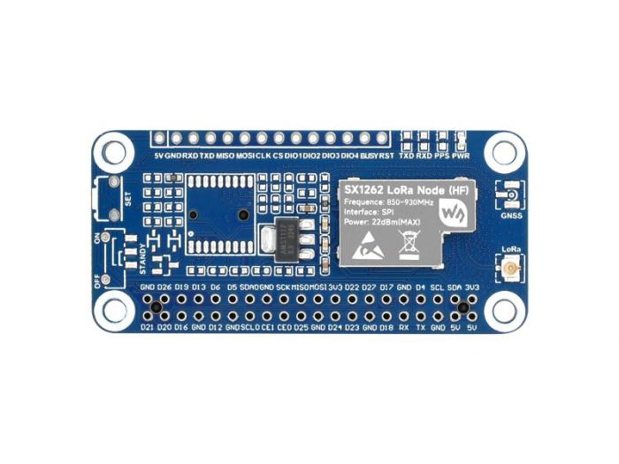 LoRaWAN 868MHz & GNSS HAT for Raspberry Pi @ electrokit (4 of 7)