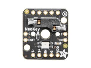 Adapterkort för Kailh tryckknapp med NeoPixel @ electrokit