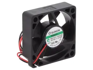 Fläkt 35x35x10mm 12VDC 28dBA 12.2m³/h @ electrokit