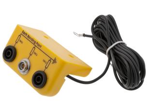 Jordsystem 1x ESD-knapp 2x 4mm 1Mohm 2m @ electrokit