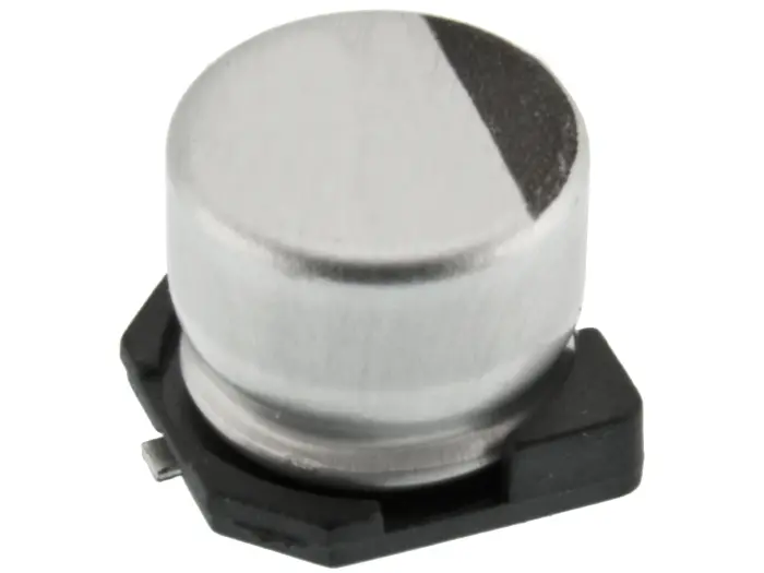 El.lyt SMD 100uF 16V 85C ø6.5x5.5mm @ electrokit (1 av 1)