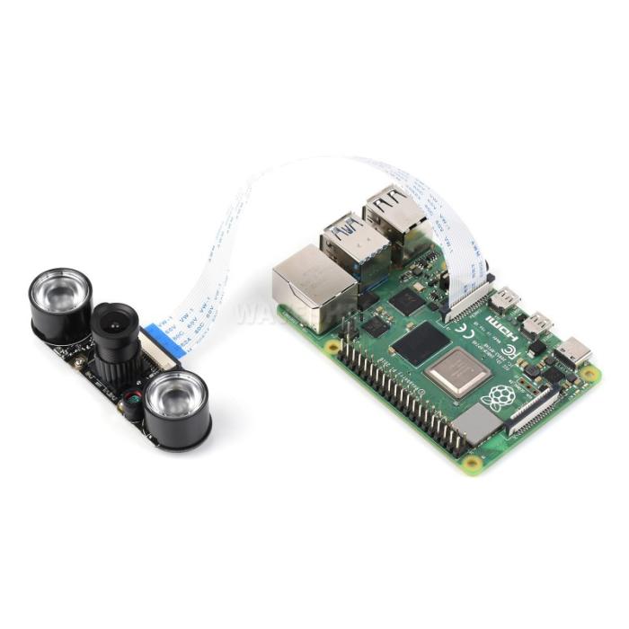 Night vision-kamera för Raspberry Pi 5MP 50° OV5647 @ electrokit (4 av 7)