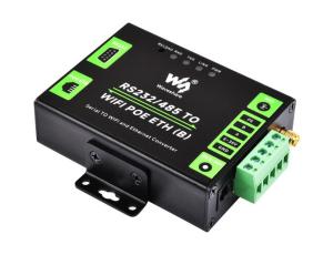 IoT Gateway RS232/485 to WiFi/Ethernet with PoE @ electrokit