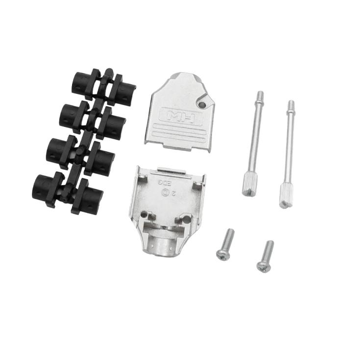 Kåpa D-SUB 9p (HD15p) metall @ electrokit (1 av 1)