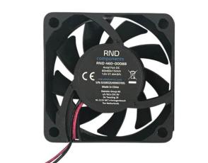 Fan 60x60x15mm 12V 90mA 3500rpm @ electrokit