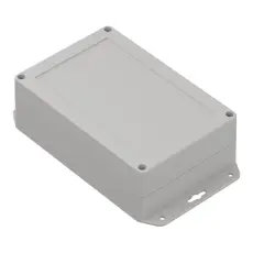 Apparatl&aring;da med fl&auml;ns 180x120x60mm ABS IP65 @ electrokit