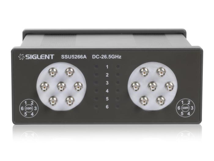 Mekanisk matrisomkopplare RF 1xSP6T SMA-hona DC-26.5GHz SSU5265A @ electrokit (1 av 2)