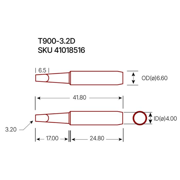 Solder tip T900-3.2D @ electrokit (2 of 2)