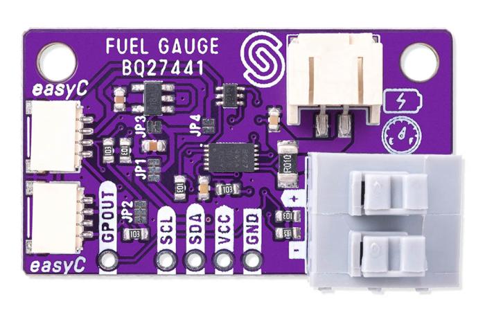 Fuel gauge for Li-Ion/LiPo BQ27441 - Qwiic @ electrokit (3 of 5)