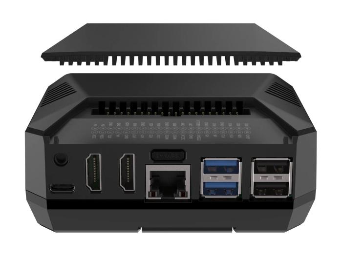 Argon ONE V3 NVMe PCI-E inbyggnadslåda för Raspberry Pi 5 @ electrokit (2 av 8)