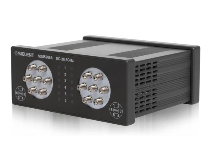 Mekanisk matrisomkopplare RF 1xSP6T SMA-hona DC-26.5GHz SSU5265A @ electrokit (2 av 2)