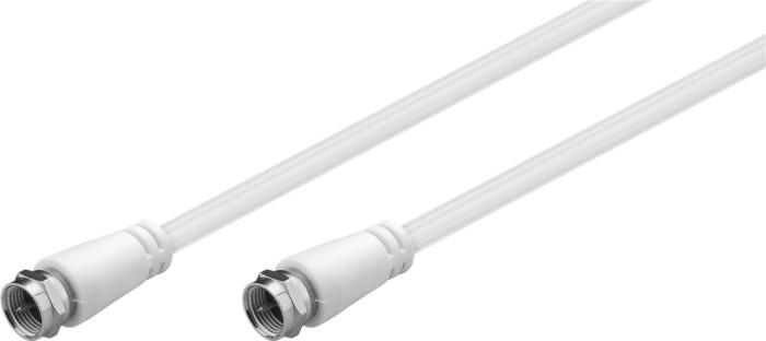 Antennkabel Sat 3.0m 85dB Klass A vit @ electrokit (2 av 3)