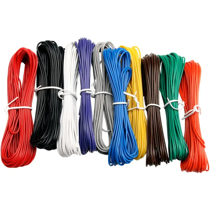 Hook-up wire, solid core - 10 colors @ electrokit (1 of 1)
