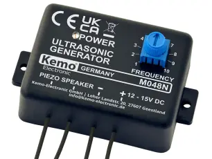 Ultraljudsgenerator 12V 8-40kHz @ electrokit