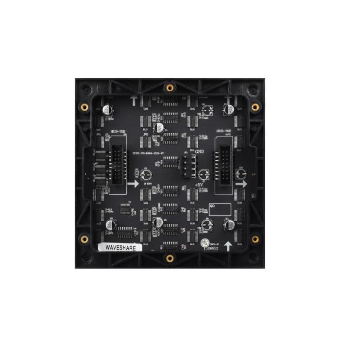 Full-color panel 2mm RGB-LED matrix 64x64px 128x128mm P2 @ electrokit (5 of 9)