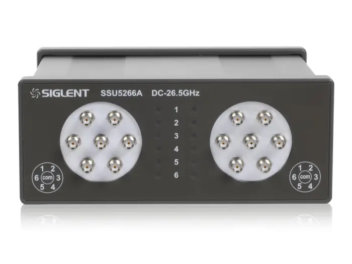 Mekanisk matrisomkopplare RF 2xSP6T SMA-hona DC-26.5GHz SSU5266A @ electrokit (1 av 1)
