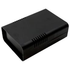 Instrument enclosure 95x135x45mm black @ electrokit