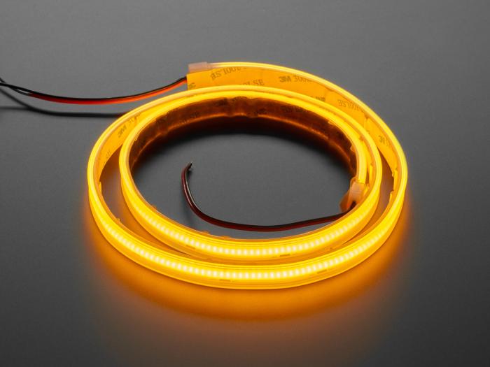 LED strip 1m diffus - gul @ electrokit (3 av 3)