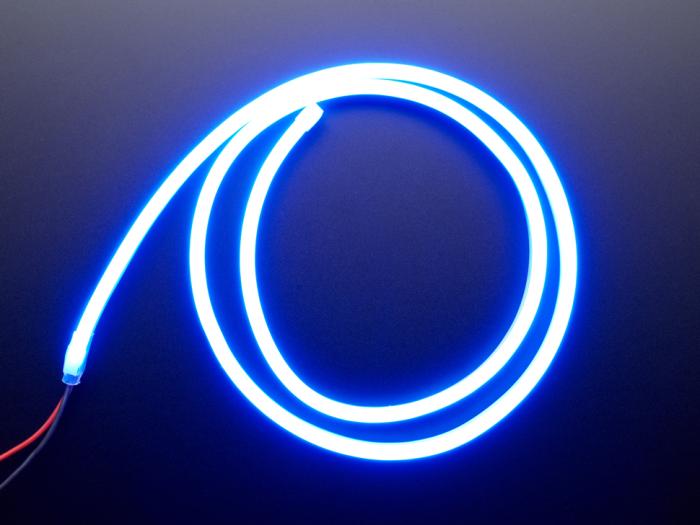 LED-slinga neonliknande 12V 1m blå @ electrokit (2 av 2)